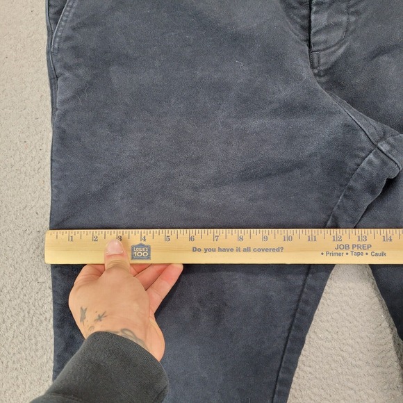 Guideboat Co Pants Mens 36X29 Black Brisbane Moss Straight Leg Chino Casual - Picture 5 of 16